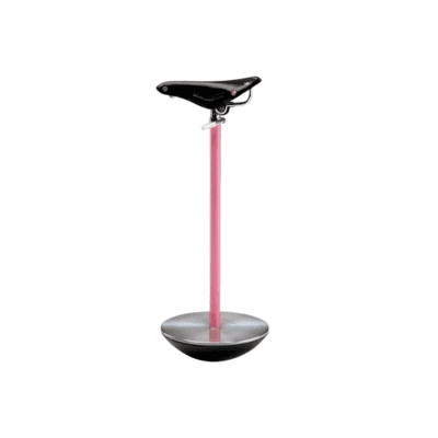 Zanotta Sella Bicycle Pink Stool by Achille and Pier Giacomo Castiglioni