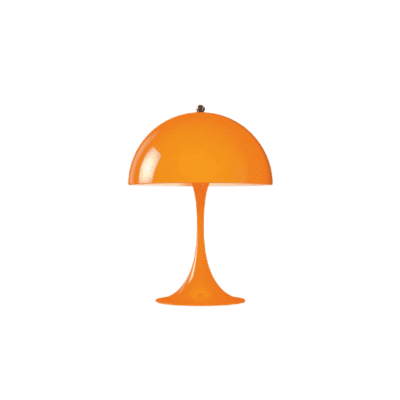 street style design - panthella orange table lamp