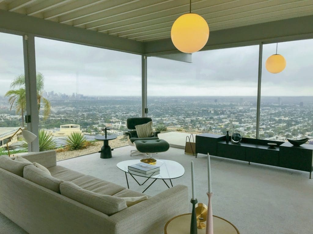 Mid century modern eames lounge chair designer furniture
