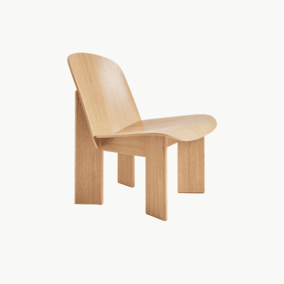Hay - Chisel lounge chair, lacquered oak