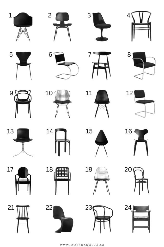 the top black dining chairs