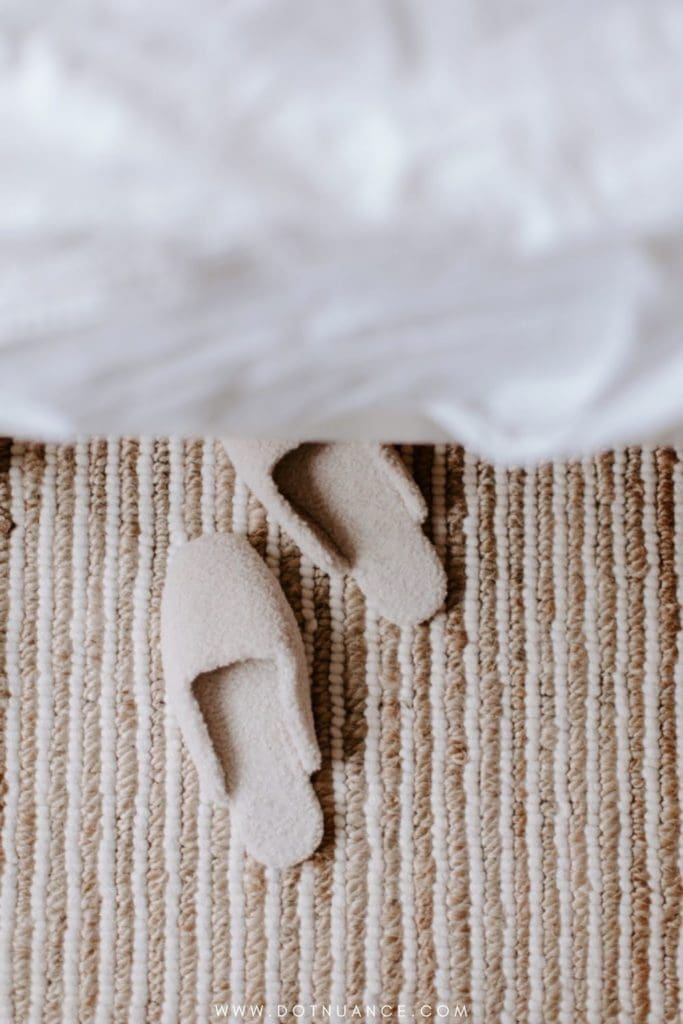 Bedroom Refresh - cozy rug