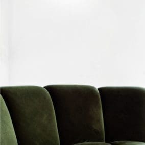 Green sofa design