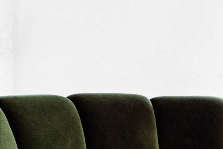 Green sofa design