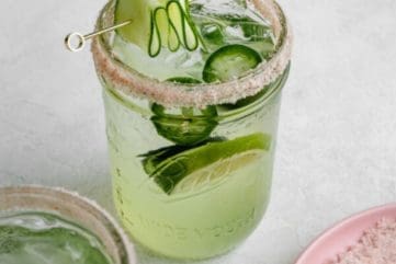 non-alcoholic drinks - cucumber fizz