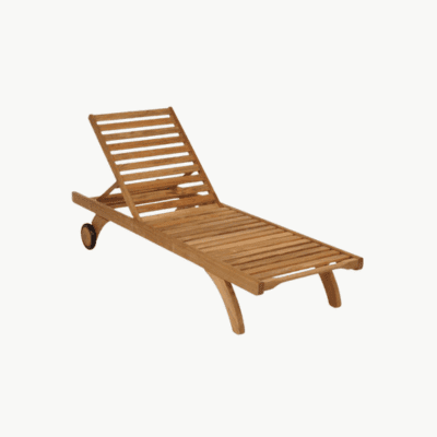 Barlow Tyrie Capri Teak Lounger - Standard