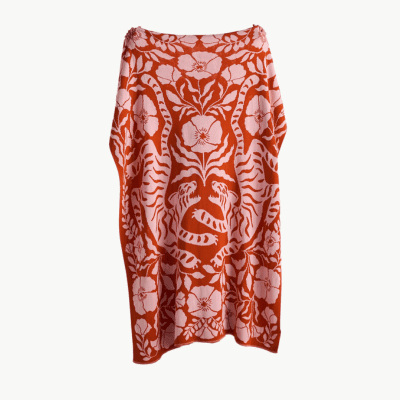 Kenia Cotton Knit Throw Blanket