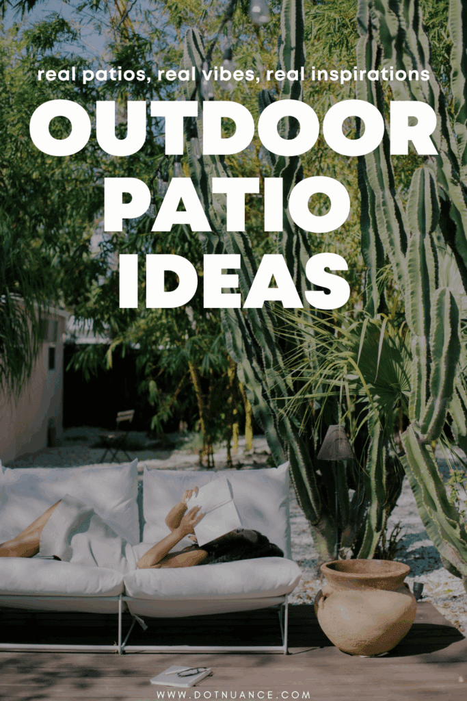 Outdoor patio ideas - real vibes, real inspirations