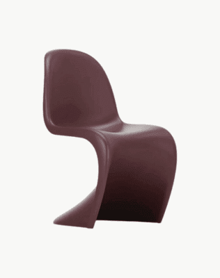 Panton Chair Burgundy by Verner Panton for Vitra