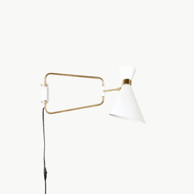 Zuiver Shady 1 - Light Swing Arm - moody bedroom
