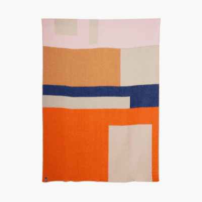 zig zag zurich - Wool Blanket Bauhaused 2 by Sophie Probst & Michele Rondelli
