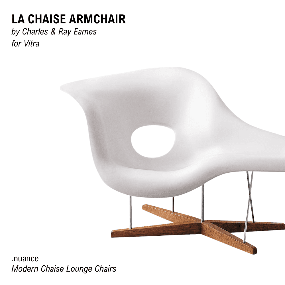 Modern Chaise Lounge Chairs - La Chaise Armchair by Charles & Ray Eames for Vitra