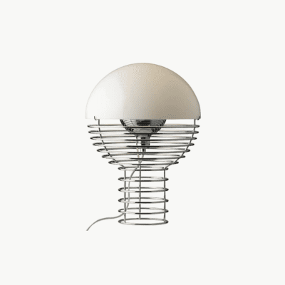 Wire Table Lamp by Verner Panton for Verpan