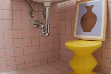 Unique stylish bedside tables