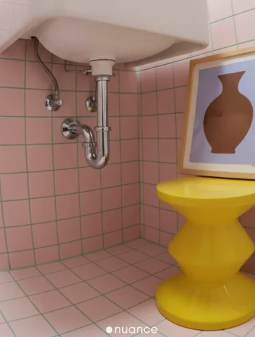 Unique stylish bedside tables